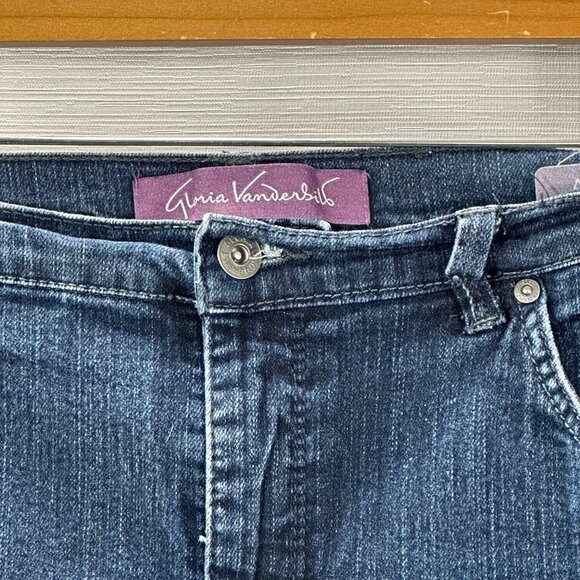 Gloria Vanderbilt Jeans Womens 14 Short Amanda Medium Wash Cotton Stretch - Picture 4 of 9